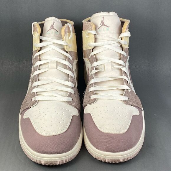 Nike Air Jordan 1 Mid SE Craft “Taupe Haze” Sneaker shoes Mens Size 18